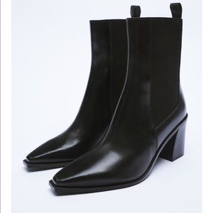 Zara Zara black booties
